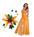 Woman with Flowers