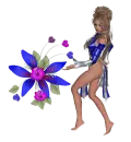 Woman with Flowers