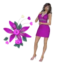 Woman with Flowers
