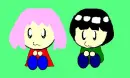 My Lee and Sakura chibis