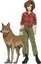 Toboe and his wolf form 
