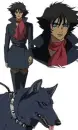 Blue and wolfs form 
