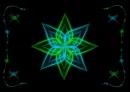 neon flower