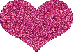 glitter heart
