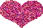 little glitter heart