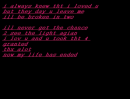 emo poem 
