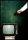 tv and gun