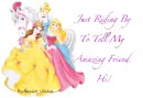 Princess-Riding By