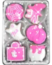 Background - Pink Sparkle Halloween Cookies