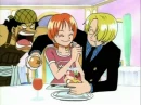 Sanji Nami and Usopp