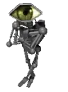 staring robot