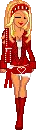 doll in red outfit
