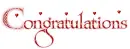 Congratulations