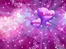 Background - Purple Heart Sparkle - Shonna