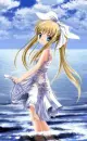 Air: a girl in the water