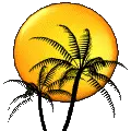 sun and palms