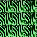 Neon Green Zebra Print 