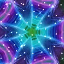 Background - Purple and Blue Sparkles
