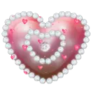 Background - Diamond Pink Heart