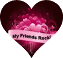 Background - My Friends Rock Heart