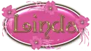 Linda pink name plaque
