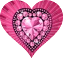Background - Ruby Pink Heart
