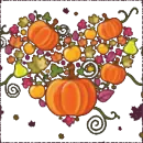 Background - Pumpkin Heart