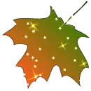 Background - Autumn Leaf Sparkle