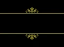 black and gold ornament