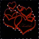 red hearts