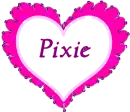 Sparkle Pink Heart - Pixie