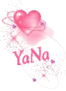 Pink Sparkle Heart - YaNa