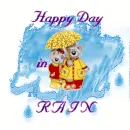 Happy Day In Rain