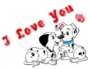 101 Dalmations - I Love you