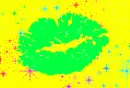 funky rainbow kiss