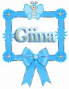 Giina name frame