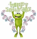 happy hoppy saturday frog