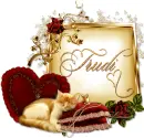 Trudi,golden cat frame