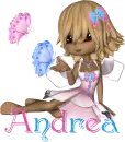 Andrea blue n pink doll