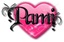 pami black pink heart