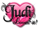 judi loves it black pink heart