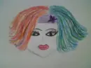 Colorful girl