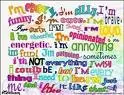 Colorful writing
