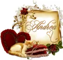 Andrea-golden cat frame
