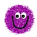 purple smiley