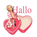 Woman on the heart