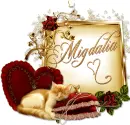 Migdalia golden cat frame