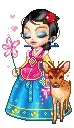 lady&deer