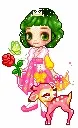 girl&deer