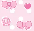 Cute ribbon background
